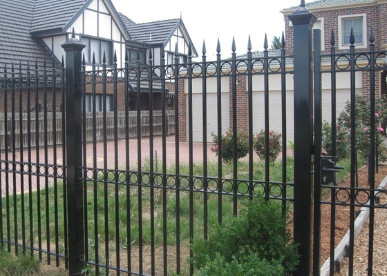 Beautifully 5′ X 8′ Ornamental Wrought Iron Fencing Q235 Low Carbon Steel