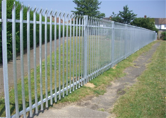 Anti-intruder rust proof 2.4m ultra palisade fence for substations