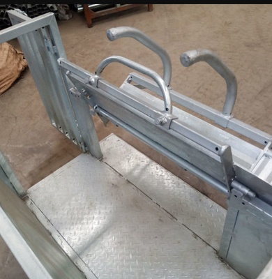 Smooth Galvanized Sheep Treatment Turnover Crush Catcher For Vet
