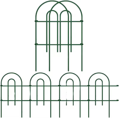 Decorative Garden Iron Fence Rustproof Green Iron Landscape Wire Folding Fencing