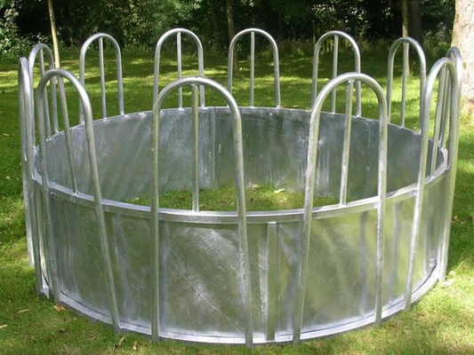 Galvanized cattle hay feeder portable sheep hay feeder cattle yard equipment