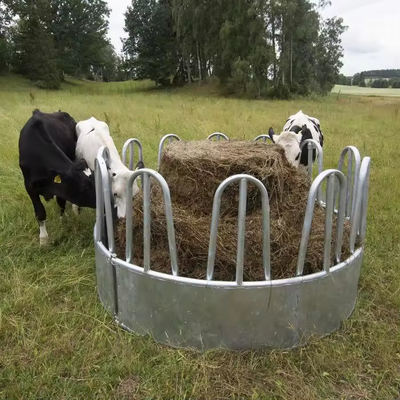 Galvanized cattle hay feeder portable sheep hay feeder cattle yard equipment