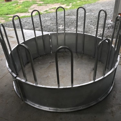 Galvanized cattle hay feeder portable sheep hay feeder cattle yard equipment