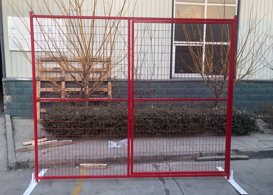 Portable Metal 8ft Tall Temporary Site Fencing With Powder Coating