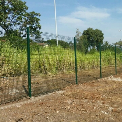 OEM Black 10ft High Welded Wire Mesh Fencing Clear View