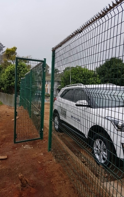 OEM Black 10ft High Welded Wire Mesh Fencing Clear View
