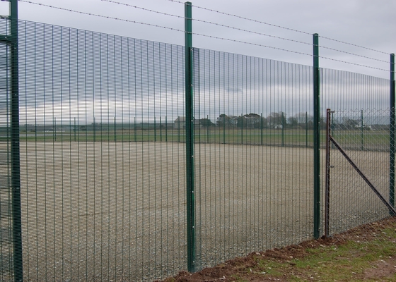 Anti Cut Heavy Duty 358 Rigid Mesh Anti Climb Fencing For School Security
