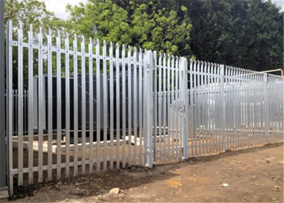 Hot Dipped Galvanized European 2.4m Palisade Fencing Stainless Steel